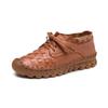 Leather Single Shoes Casual Flat Shoes Women's Shoes