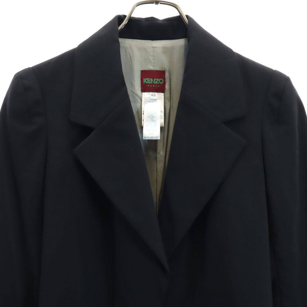 KENZO 90s Made in France Old tailored jacket 40 black blazer Women Used