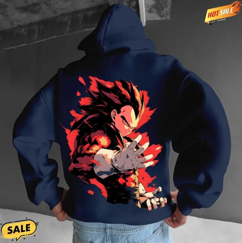

Худі для чоловіків і жінок Dragon Ball, светр на весну-осінь, повсякденне худі, світшоти DBZ, худі Y2K, оверсайз світшот для чоловіків M