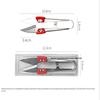 3/6Pcs U Thread Scissors Stainless Steel Yarn Shears Cutting Sewing Scissors Cross Stitch Scissors Embroidery Shears Clippers