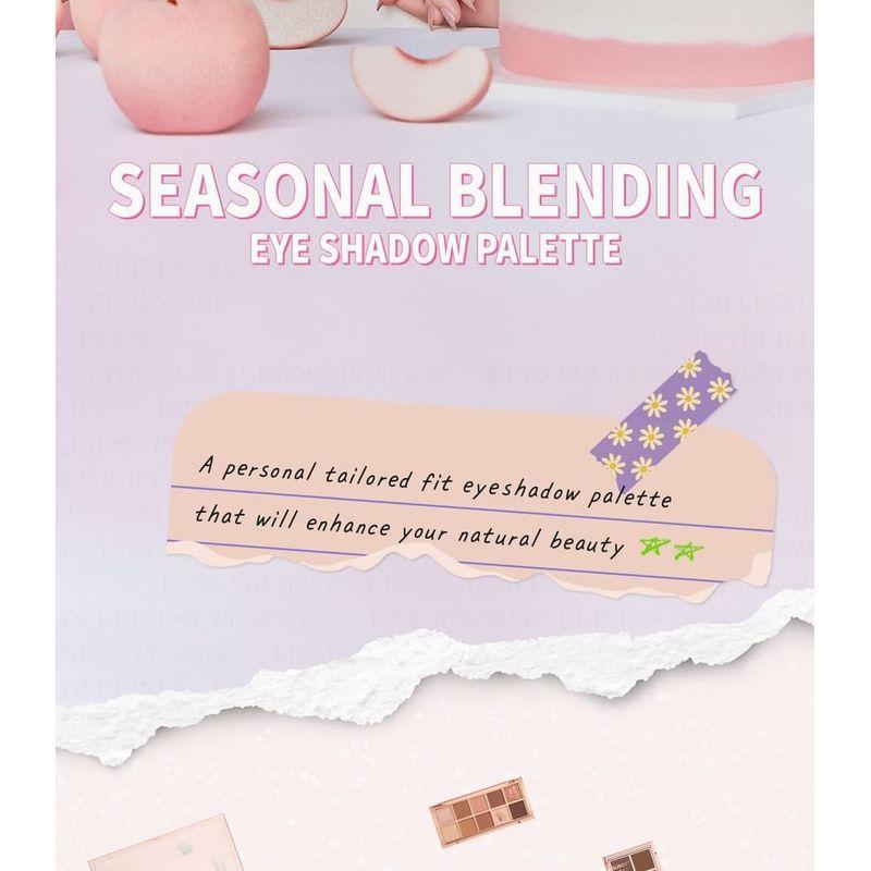 Peach C - Seasonal Blending Eyeshadow Palette - 6 Types