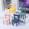 New mobile phone holder cute creative chair ornament universal adjustable live broadcast mini stool desktop ornament