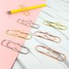 10pcs Colorful Pen Holder Paper Fix Clips Bookmarks Stationery Paper Clips  Notebook