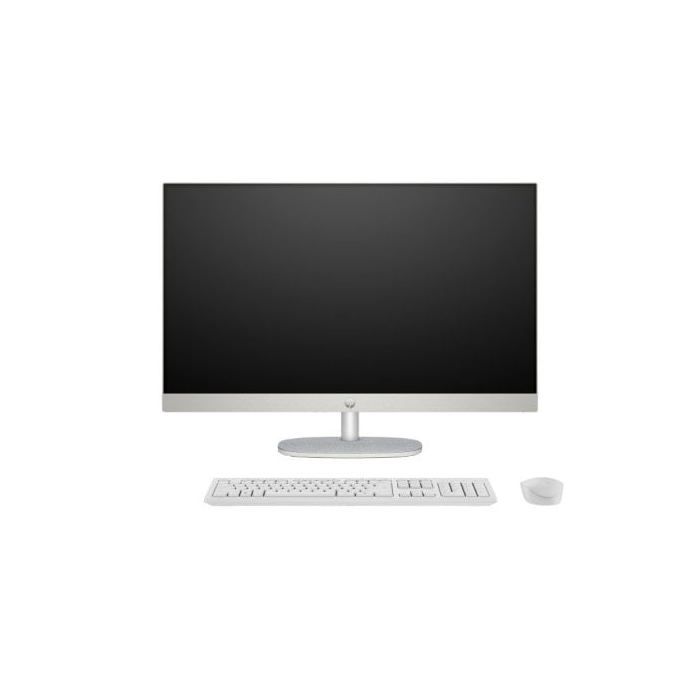 Stasjonær PC HP 27-cr0077ns i5-1335U 16GB 1TB SSD IPS FHD Wi-Fi 6 BT 5.3 Hvit