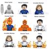 G0151 New Fantastic Four Set Building Blocks Human Torch Mister Fantastic Galactus Mini Action Figure Toys