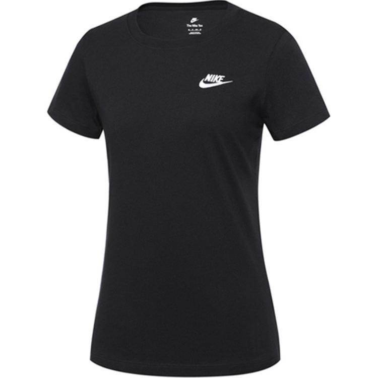 (WMNS) Nike Sportswear Club T-shirt Balck Women s DN2393-010 XL