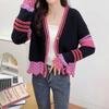 Retro Style Loose Knit Cardigan - Spring & Autumn Women's Outerwear