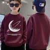 Boys' Warm Fleece Sweatshirt - Long Sleeve Sports Pullover for Spring/Autumn