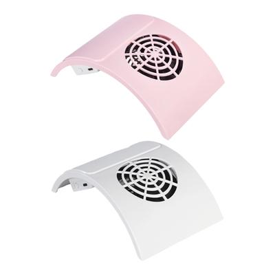 Quiet Manicure Dust Absorber Powerful Motor Compact Desktop Vacuums Pink Aesthetic Design For Professional Home Nail Art