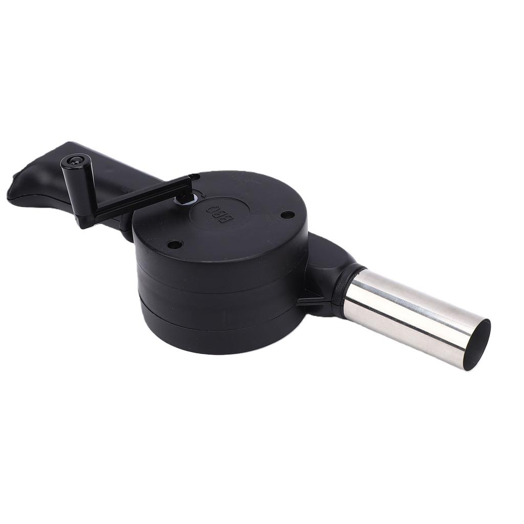 BBQ Air Blower Fast Fire Starter Portable Manual Hand Crank Blower for Outdoor Picnic Camping Cooking Barbecue Stove