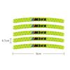 ZWVP7 Car Sticker 20pcs/set Car Wheel Hub Reflective Strip Sticker For BMW E46 E90 E60 F30 F10 G30 G20 G32 X1 X2 X3 X5 X4 Accessories