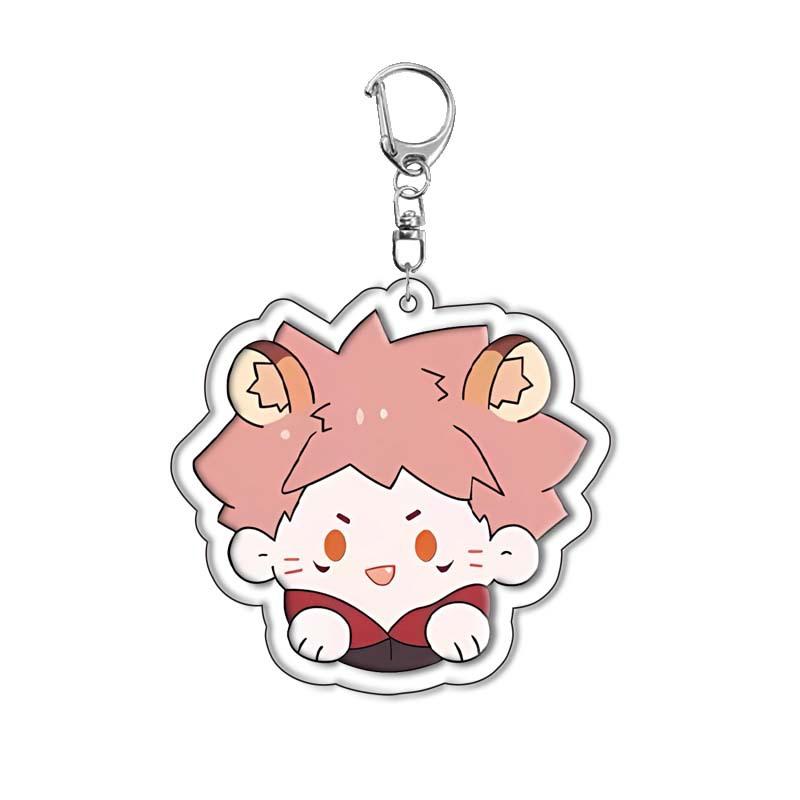 

Jujutsu Kaisen Yuji Itadori Acrylic Keychain Anime Pendant Accessories Layered Design Cross Border Ready Stock Set 55mm