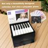 Taylor Piano Calendar 2025 Piano Desk Calendar Playable Mini Piano Calendar Music Sheets Toy Desktop Ornaments Gifts for Fans