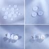 100pcs Stabilizer Earrings Backings Clear Silicone Earrings Back Stopper Practical Healing Discs Pads for Ear Support