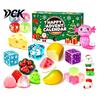 Holiday Countdown Surprise Gifts Squeeze Toys Advent Calendar, Soft Bun Sensory Fidget Toys, Christmas Stocking Stress Relieving for Office