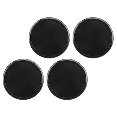 4 Pezzi Coprimozzo Ruota 65mm Diametro Esterno 48mm Diametro Interno Elegante Universale Facile Da Installare Copertura Centro Mozzo Ruota Gomma Nero
