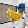 New Women's Cute Bear Waist Bag Canvas Belt Bags Designer Crossbody Chest Bag Female Solid Fanny Pack Banana Hip Purse