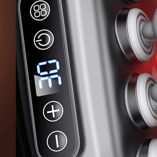 Multi-Head Muscle Massager for Back Legs And Waist Deep Tissue Kneading Massager with Adjustable Intensity