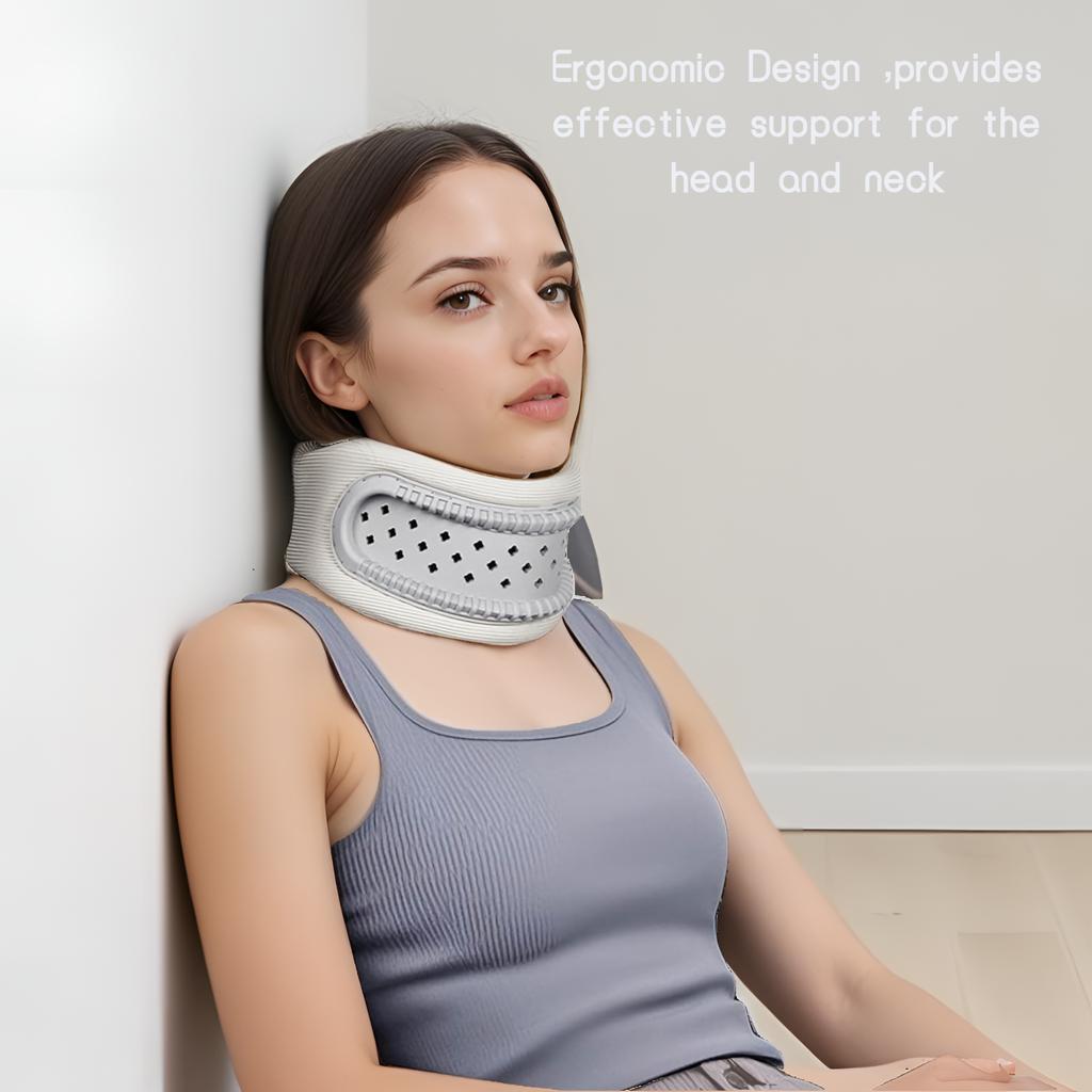 Durable And Safe Neck Brace For Sleeping & Pain Relief Cervical Collar Support With Memory Foam Adjustable Orthopedic Neck Brace For Recovery