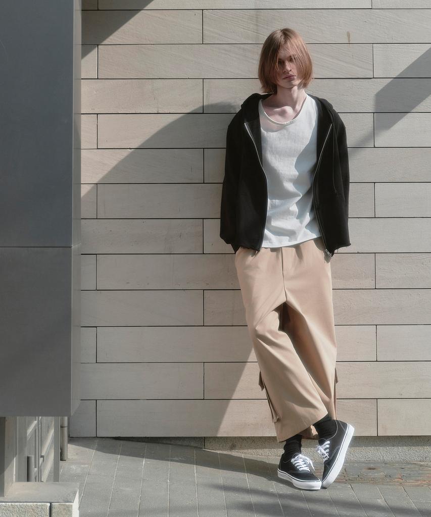 Kilyu Cargo Long Bermuda Pants_Beige