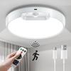 Homelist Newly Upgraded 8000mAh Rechargeable Motion Sensor Ceiling Light | Battery-Operated Wireless Ceiling Light with Remote for Shower, Bathroom,