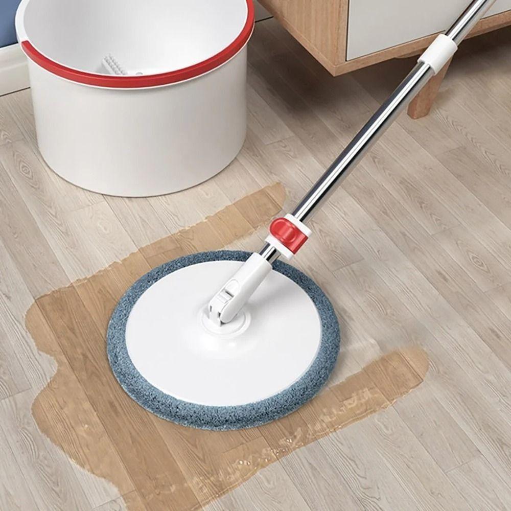 1pc Microfiber Self Wash Spin Mop 360 Rotating MopHead Cleaning Pad