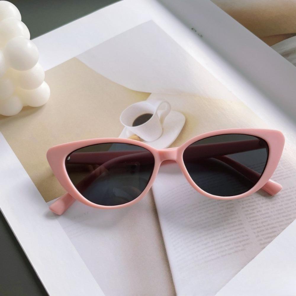 3 Stück Hip-Hop Kleine Katzenaugen-Sonnenbrillen Damen Brillen Brillen mit Retro-Stil Gläsern
