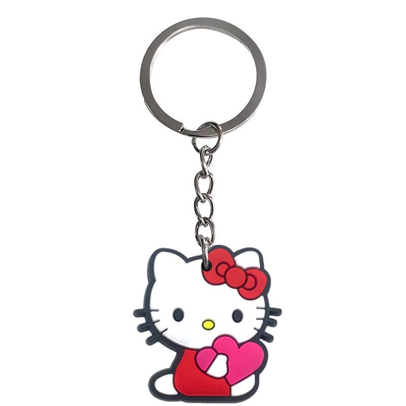 HelloKitty Keychain Soft Rubber Pendant - Small Gift Accessory