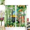 St Patrick's Day Decor Curtain St Patrick Leprechaun Gnome Green Hat St. Patrick's Day Shaamrock for Home Kitchen Livingroom