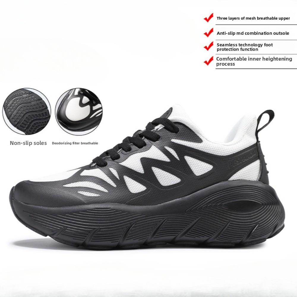 Vandringsskor Hög Elasticitet Stötdämpning Löparskor för Män Par Casual Mode Sneakers