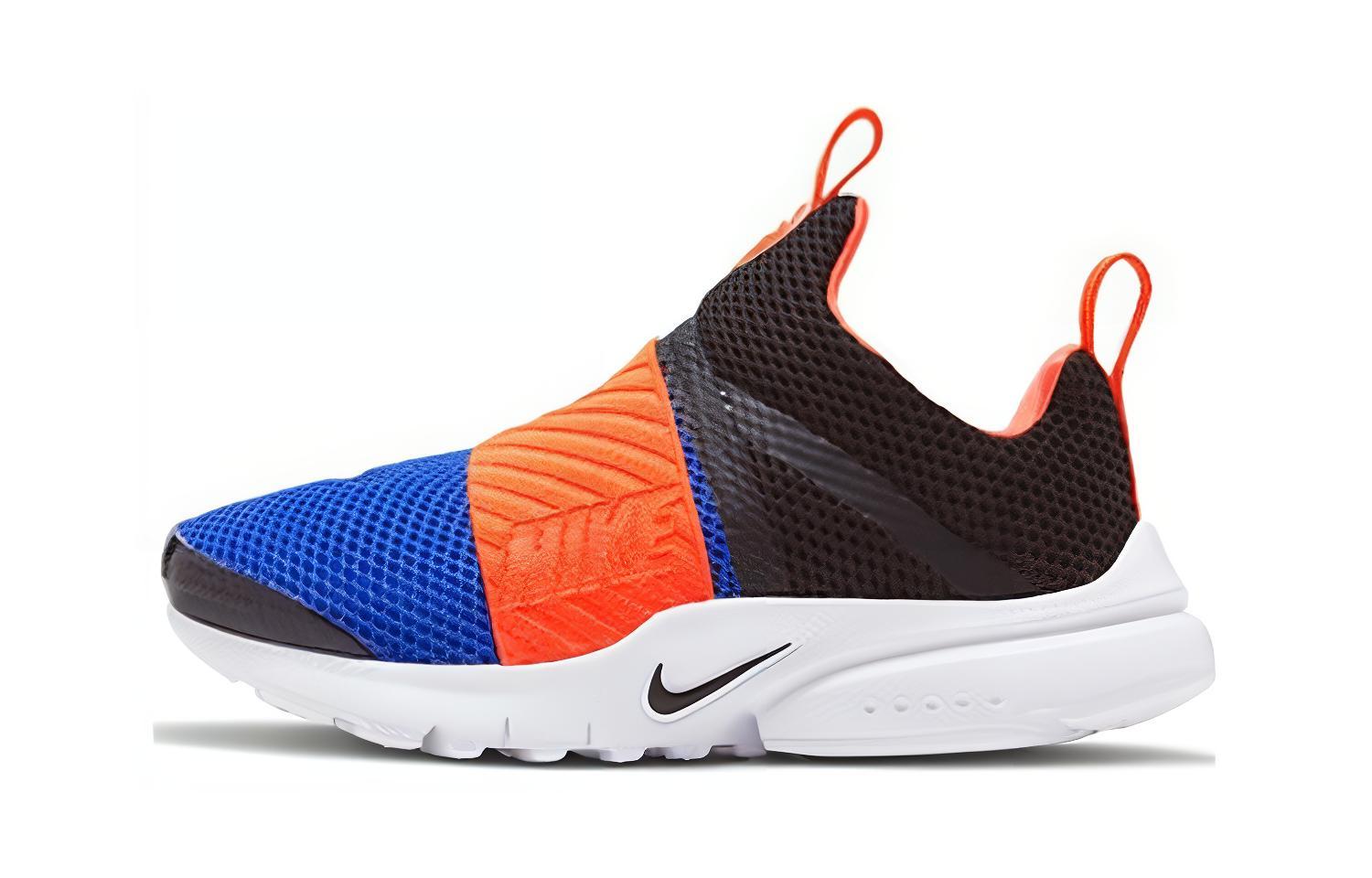

Nike Presto Extreme Abrasion Resistant Low top Kids Lifestyle Shoes Black Orange Blue Children Aged 3 7 Years Old 870023-004 28