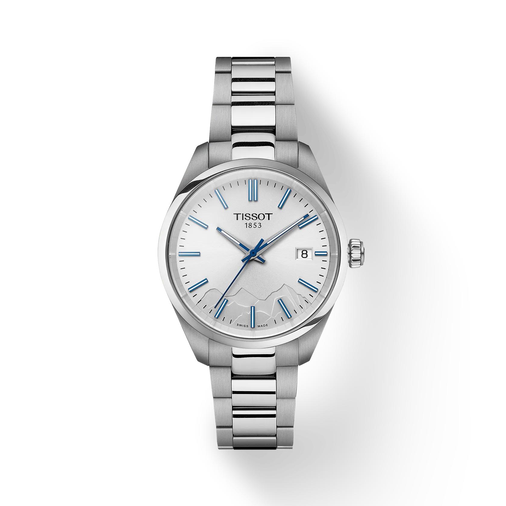 Tissot Stainless Steel silver Dial Men s Fashion Watch T150.210.11.031.01 серебряный