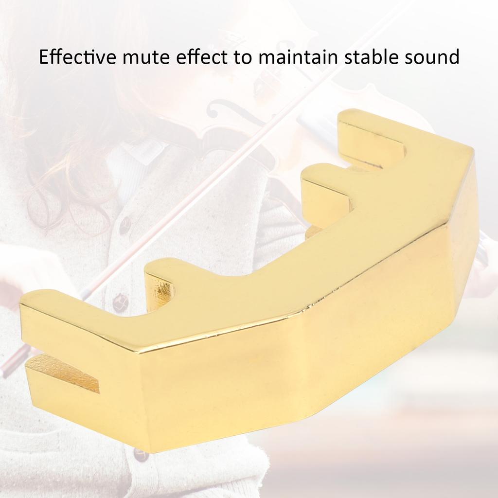 Violin Silencer Aluminum Alloy     String Auxiliary Instrument for 1/2 3/4 4/4 Violin