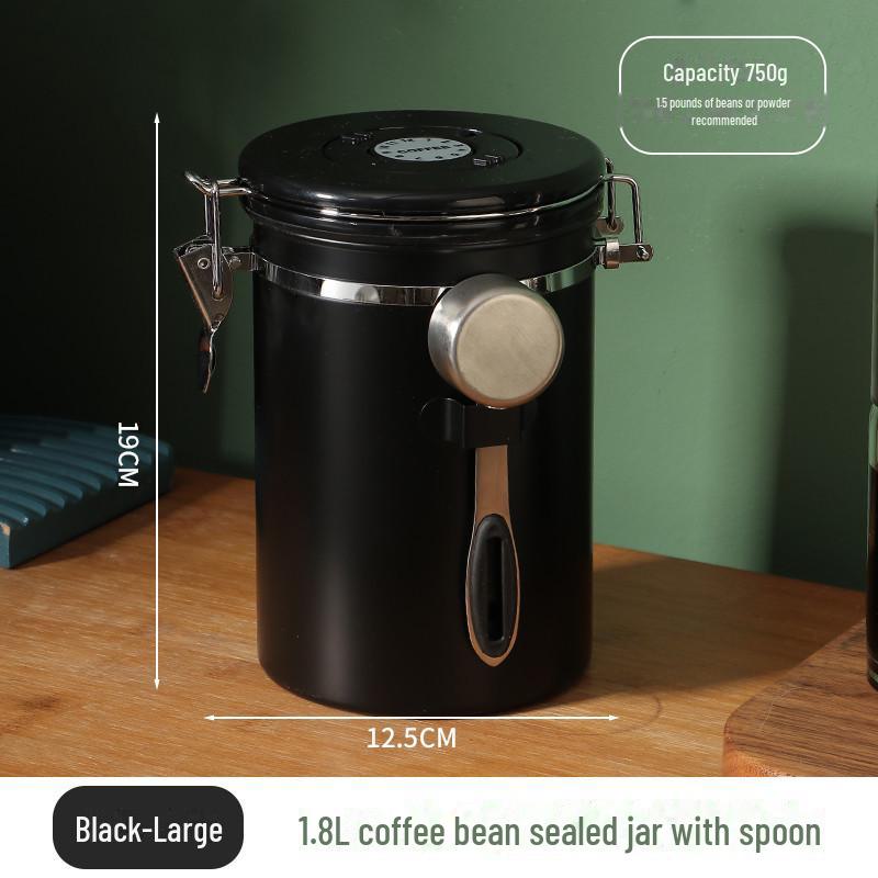 

Герметичный контейнер для хранения кофейных зерен и сухих продуктов из нержавеющей стали 304