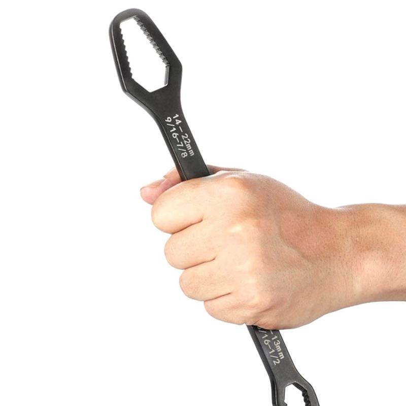 Universal Torx Wrench 8-22mm Adjustable Screwdriver with Double Ended Design for Glasses Repair and Maintenance