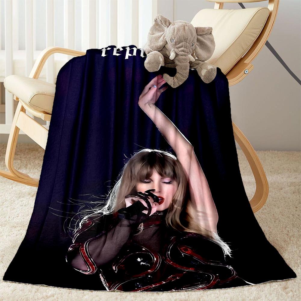 Taylor Swift: The Eras Tour Flannel Blanket-Soft and Suitable for Sofas,Beds,Offices,Travel,All Seasons,Great Gift for Holidays and Birthdays.