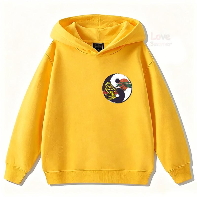 2026 Autumn Cobra Kai FunnyChildren Hoodies kids Sweatshirt Kids Boy Girl Streetwear Graphic Casual Sport Pullover