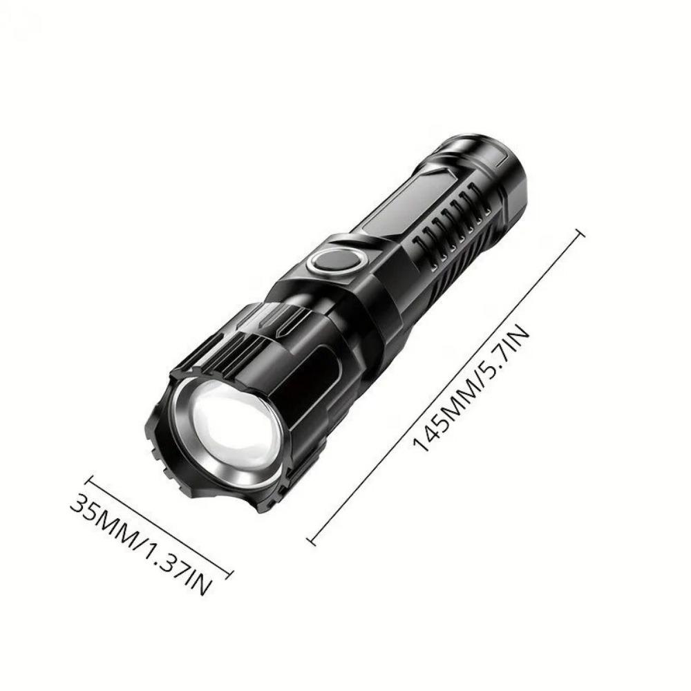 Super Powerful LED Flashlight Zoom LED Torch Built-in Battery USB Rechargeable Waterproof Lamp Ultra Bright Lantern