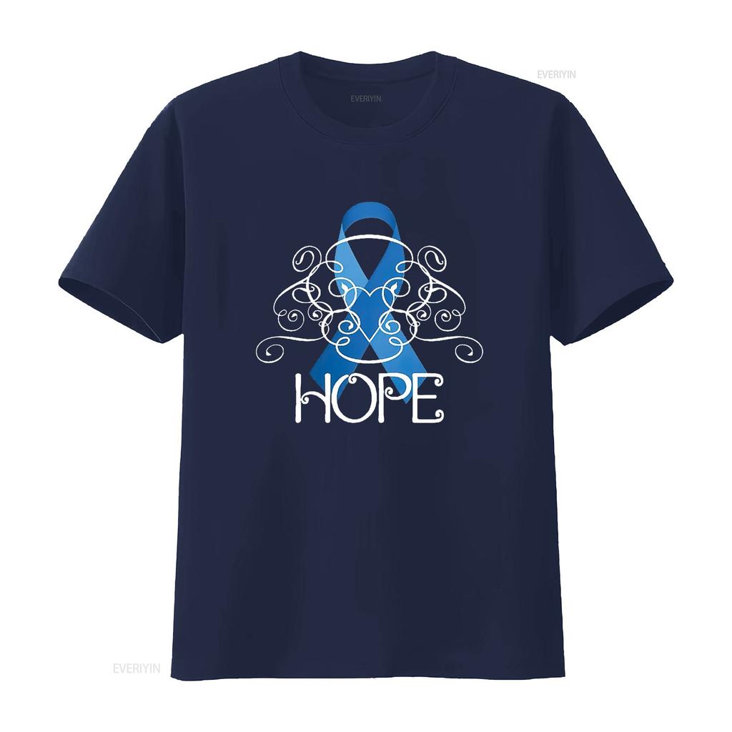 Hope Colon Cancer Awareness Women s T Shirt Black vintage Washed Soft designer clothes Breathable fashion Top For Everyday Wear