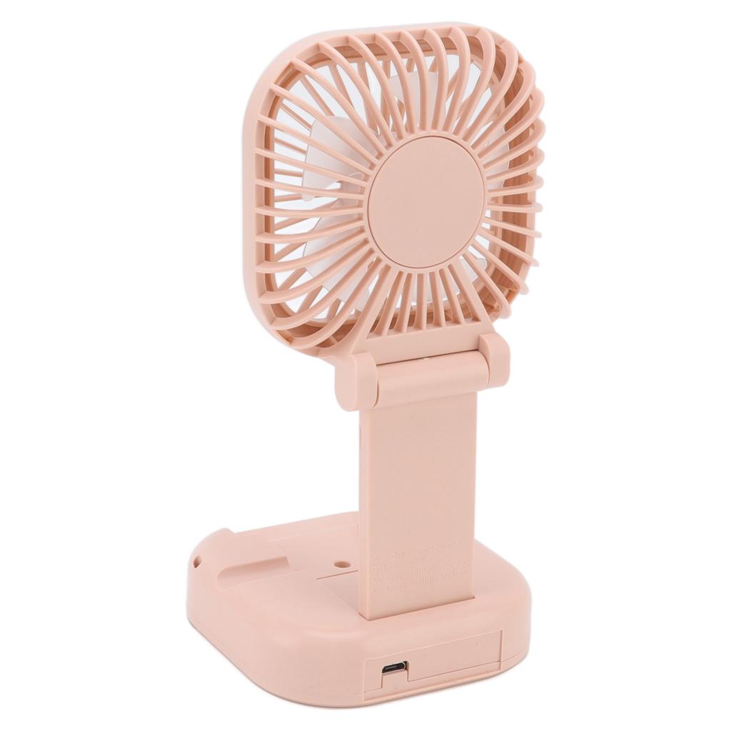 Portable Folding Fan 3   Wind Speed USB Powered Rechargeable Rotatable Handheld Desktop Small Fan