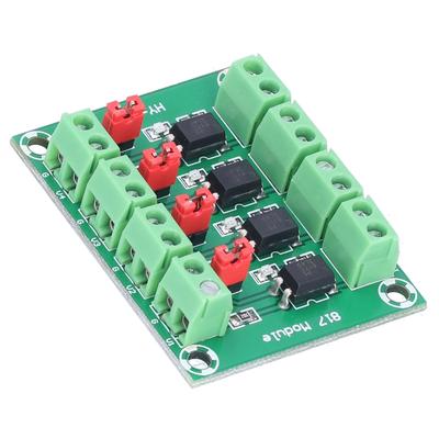 Spannungsregelungsadaptermodul 4 Road 817 Optokoppler Anti-Interferenz-Photoelektrische Isolationsmodul