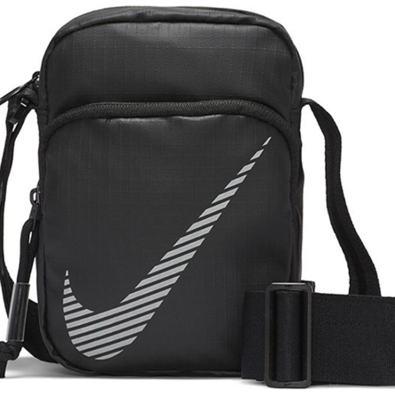 Nike Heritage Synthetic Material Shoulder Bag, Crossbody Bag Regular Unisex Black Casual DB4696-010