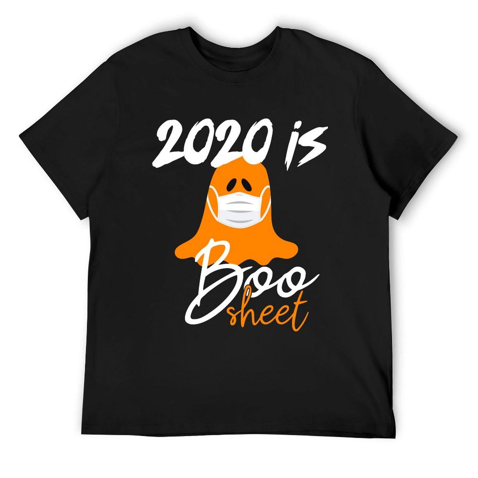 

2020 is boo sheet T-Shirt basketball graphic tees tops blue archive sweat mens t shirt graphic 4XL