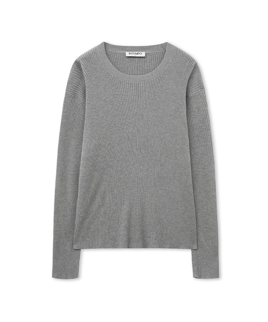 INTEMPOMOOD Muscle Fit Soft Rib Knit: 3 Colors