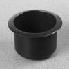 DOITOOL 2PCS Plastic Cup Holder Inserts for Car Replacement Drop in Cup Holder for Boat, Truck, Car, Sofa, Recliner, Poker Table (Black, 11x11x7cm)