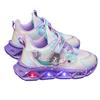 Kids Sneakers Toddler Sports Shoes with Lights Breathable Anti-skid Princess Shoes Children Running Trainers