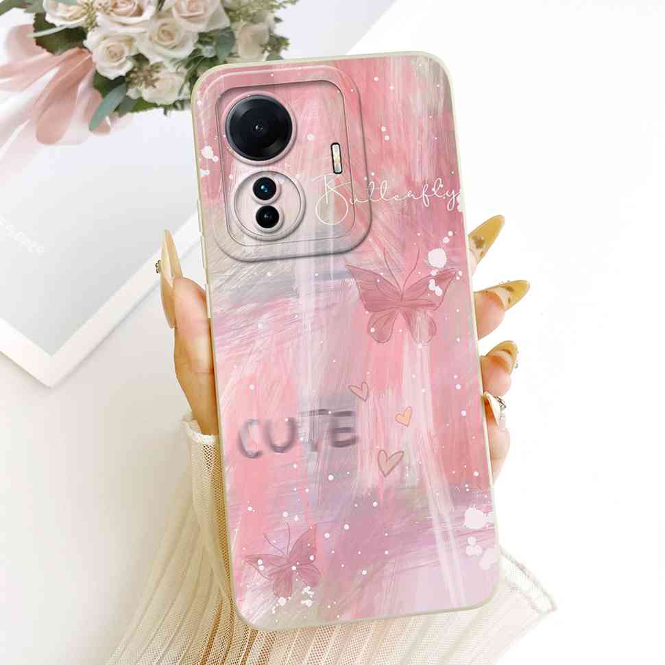 Für vivo S15e 5G V2190A Hülle Bunt Bemalte Blumen Silikonhülle Für Vivo S15e VIVO S15E 5G 6,44" Vollschutz Stoßfänger