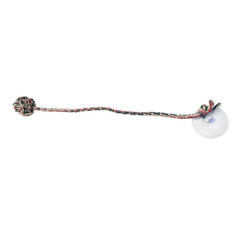 

Durability Dog Toy with Powerful Suction Cup And Long Rope Fun Interactively Pet Toy for Biting And Tugging Games 1
