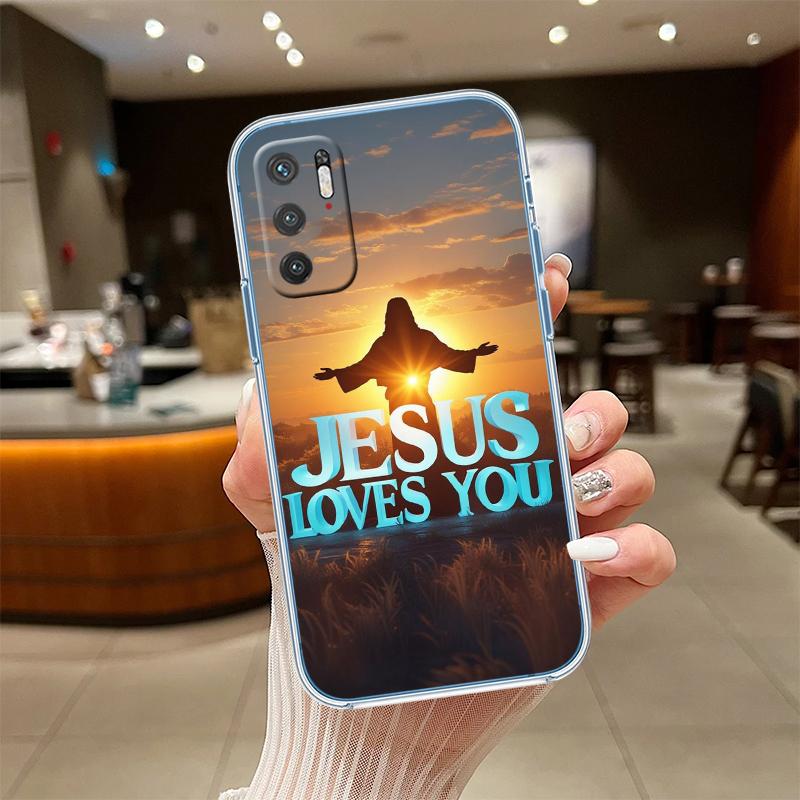 RE13 Bible Verse Jesus cross Transparent Phone Case for Motorola Moto G7 G8 G9 G84 G85 G73 G24 G15 Z2 Play Power Plus