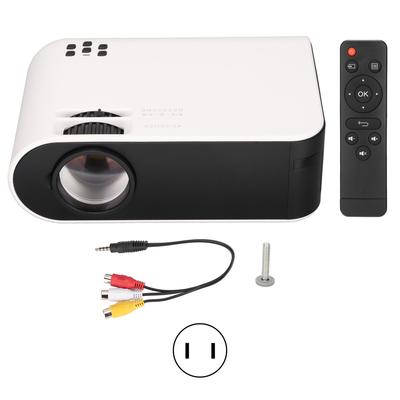Portable Mini Projector 1080P Built In HiFi Speaker Wifi Home Projector for Home Theater 100‑240VUS